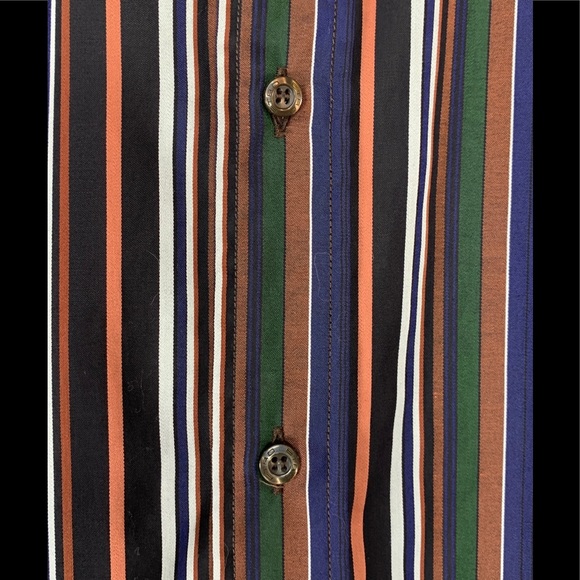 Etro Men’s Size 41 Long Sleeve Shirt Multi Color - Picture 5 of 11